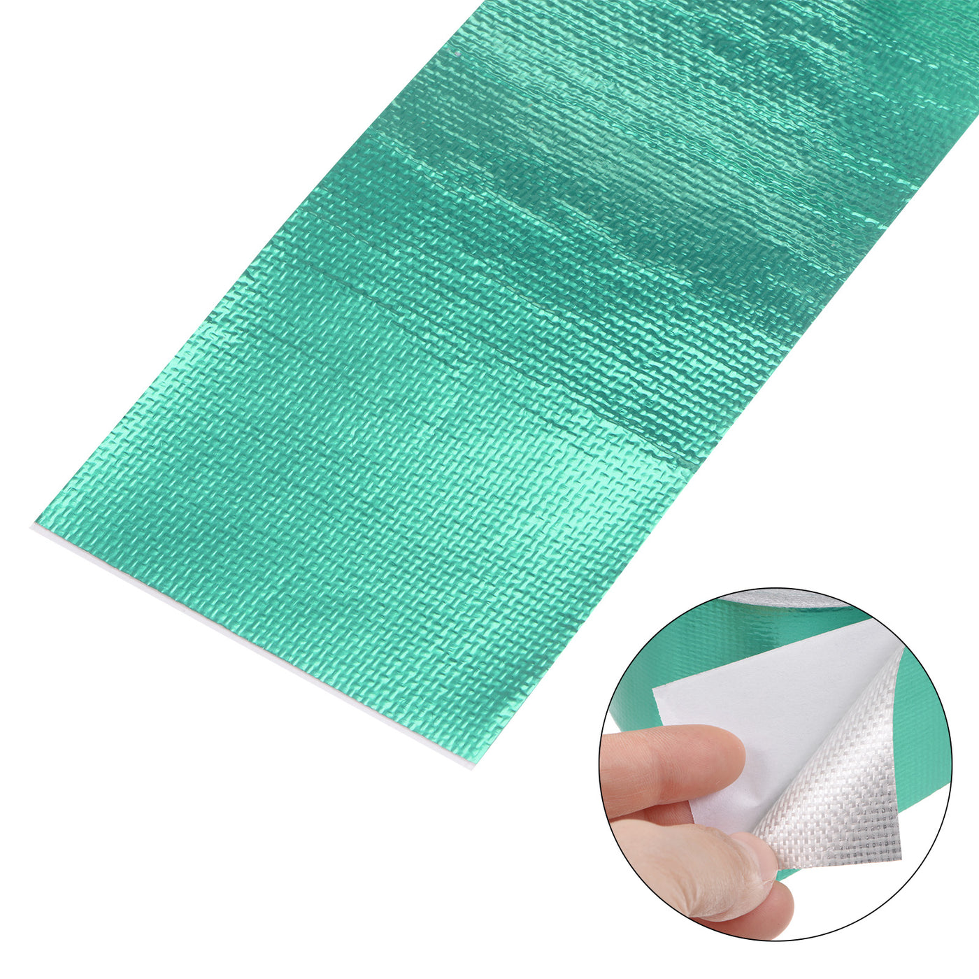 Harfington Tarpaulin Repair Tape 3.15"x14.6ft Waterproof Rip Tent Repair Tape Green