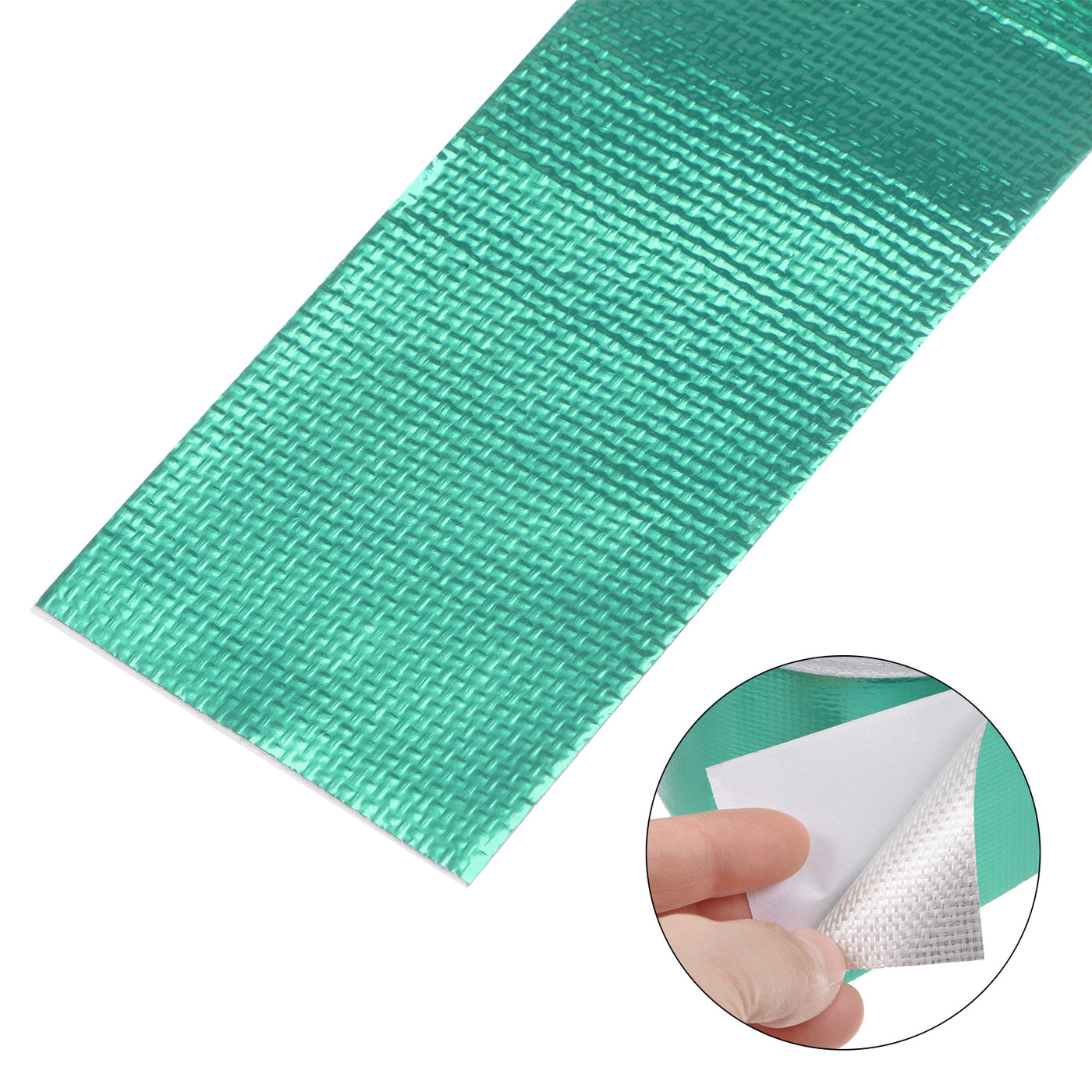 Harfington Tarpaulin Repair Tape 2"x24.6ft Waterproof Rip Tent Repair Tape Green