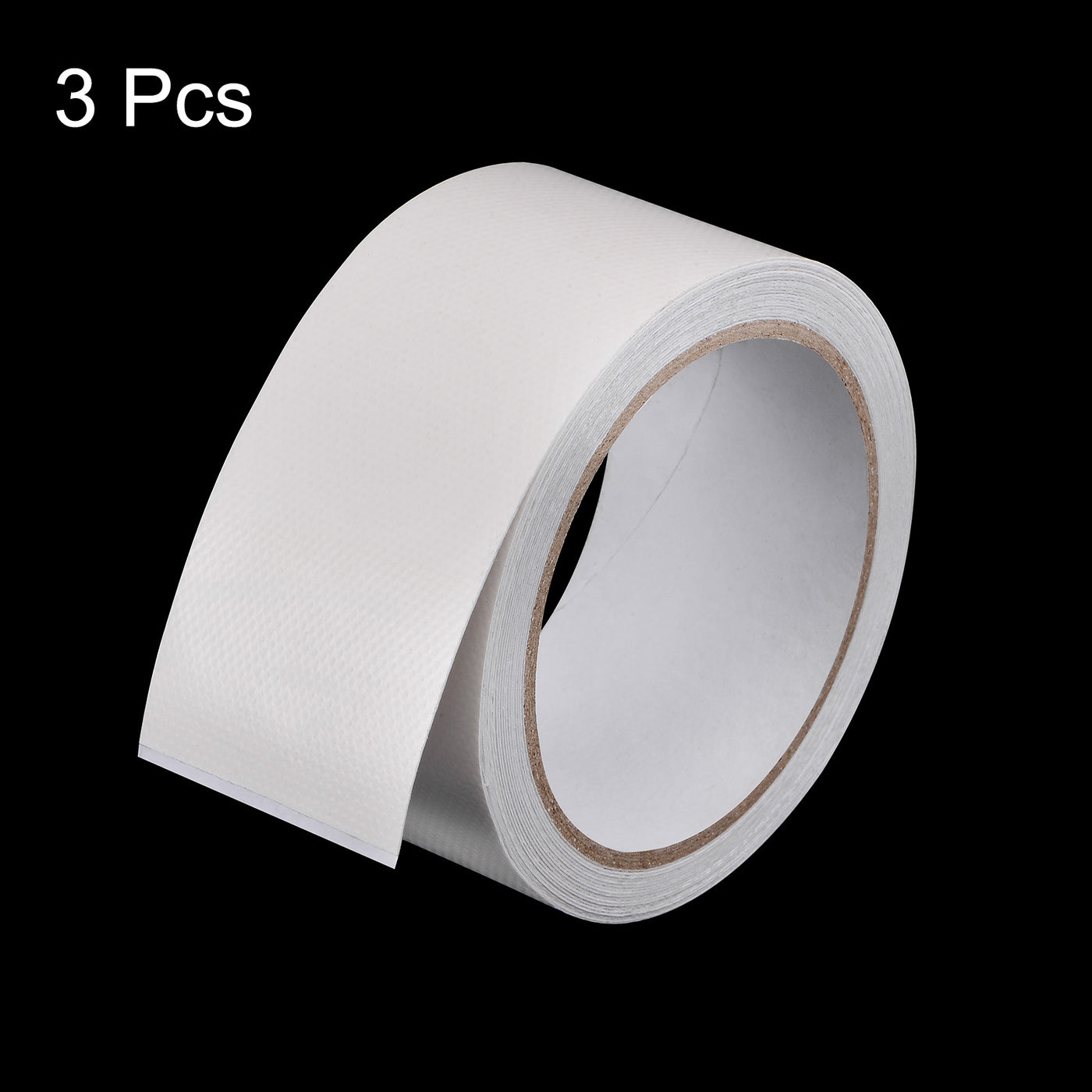 Harfington 3pcs Cloth Repairing Tarpaulin Tape 2"x14.6ft Awning Repair Tape White