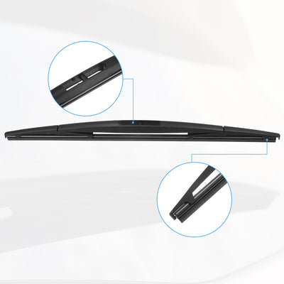 Harfington 16" 16" Car Rear Windshield Wiper Blade Fit for Subaru Forester - Pack of 2 Black