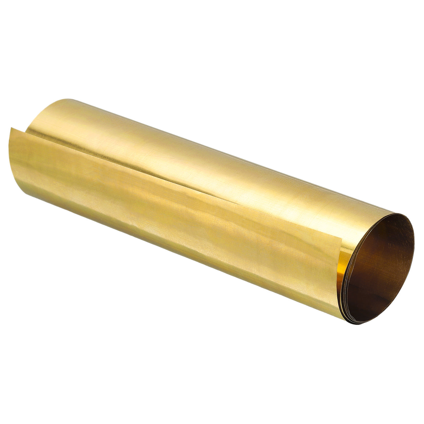 uxcell Uxcell Brass Sheet Roll, Brass Foil Roll Brass Strip Gold for Crafts, Electrical Repairs, Grounding