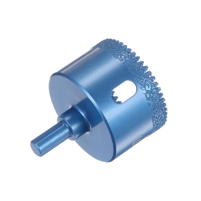 Harfington 55mm Serrated Brazed Diamond Drill Bit Hole Saw for Glass Tile Stone Ceramic