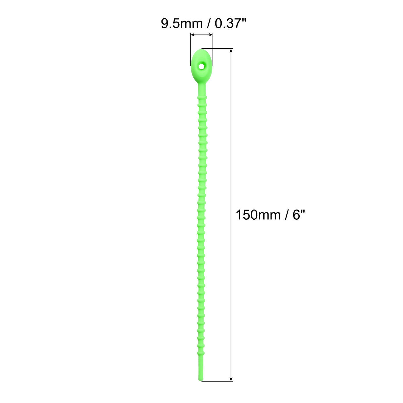 Harfington Reusable Zip Ties, Silicone Zip Ties