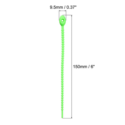 Harfington Reusable Zip Ties, Silicone Zip Ties