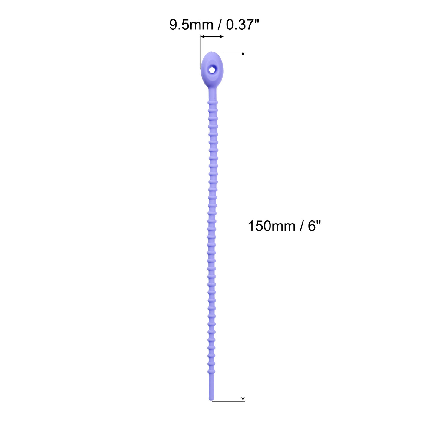 Harfington Reusable Zip Ties, Silicone Zip Ties