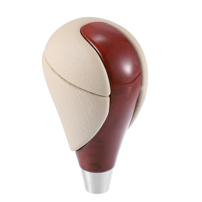 A ABSOPRO Gear Stick Shift Knob Gear Shift Knob Stick Shifter for Lexus ES300h ES350 GS300 GS350 GS430 GS450h GS460 IS250 IS300 IS350 LS460 Beige Wood Pattern