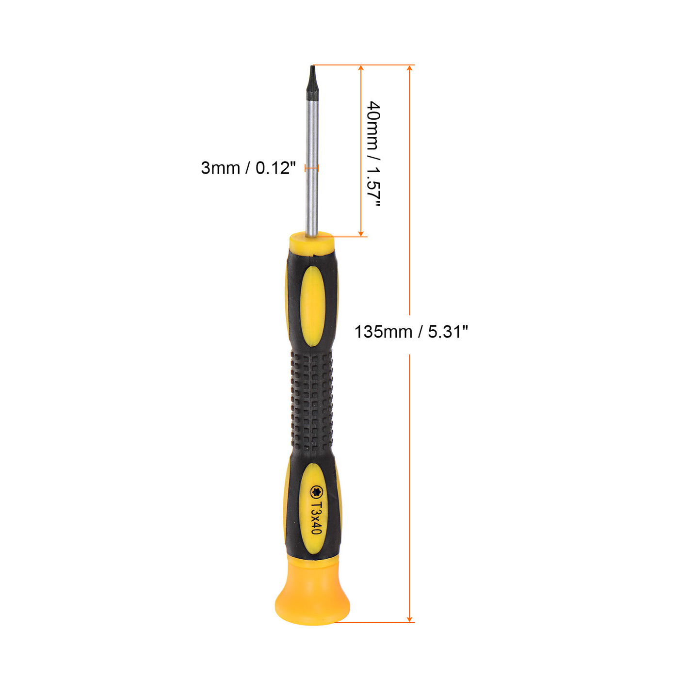 uxcell Uxcell Precision Torx Screwdrivers Star Head Swivel Lid Non-slip Handle