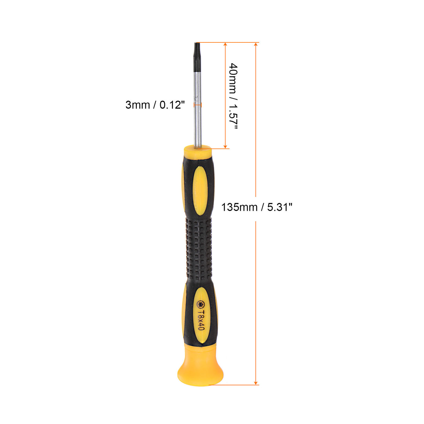 uxcell Uxcell Precision Torx Screwdrivers Security Star Head Swivel Lid Non-slip Handle