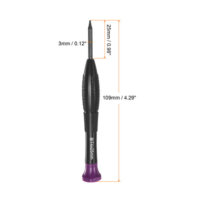 Harfington Uxcell Precision Torx Screwdriver Star Head Swivel Lid Non-slip Plastic Handle