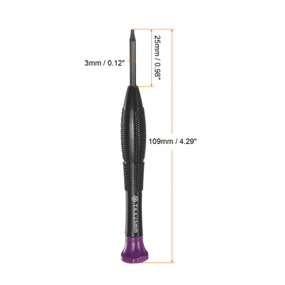 Harfington Uxcell Precision Torx Screwdriver Star Head Swivel Lid Non-slip Plastic Handle