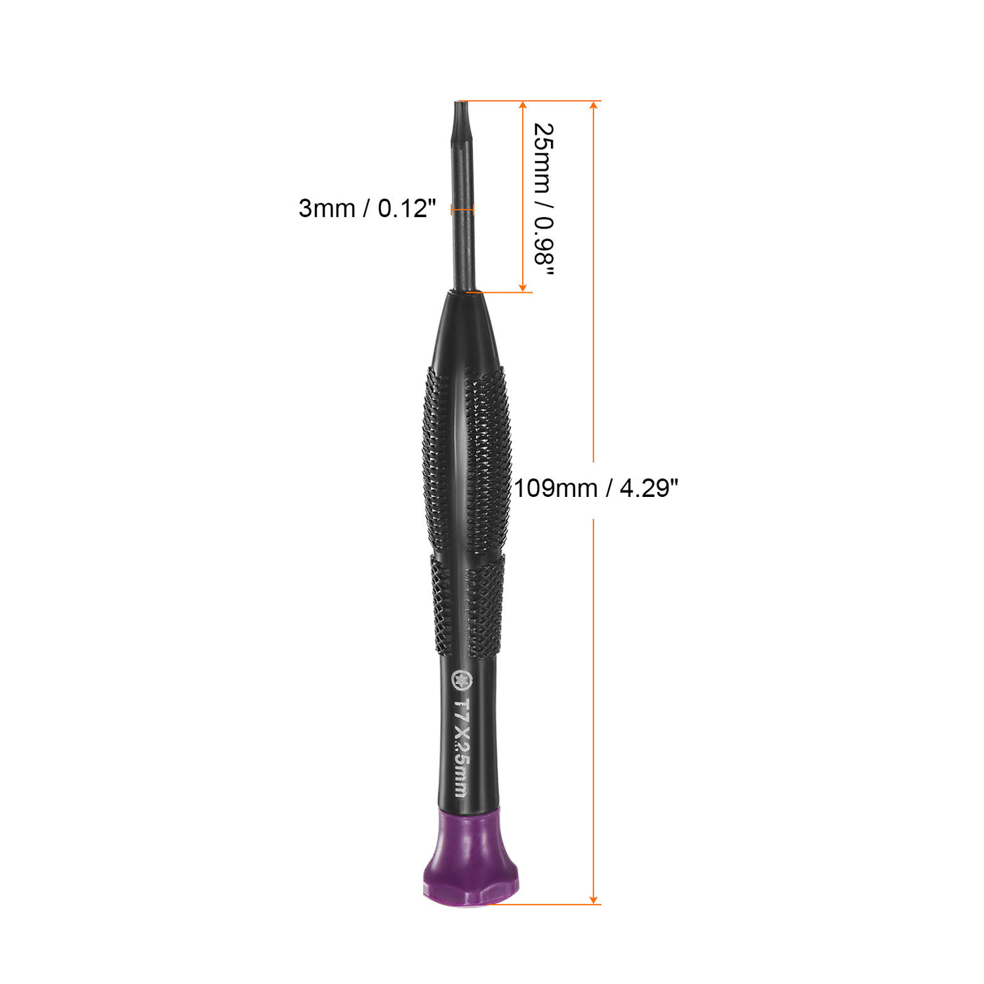 uxcell Uxcell Precision Torx Screwdriver Star Head Swivel Lid Non-slip Plastic Handle