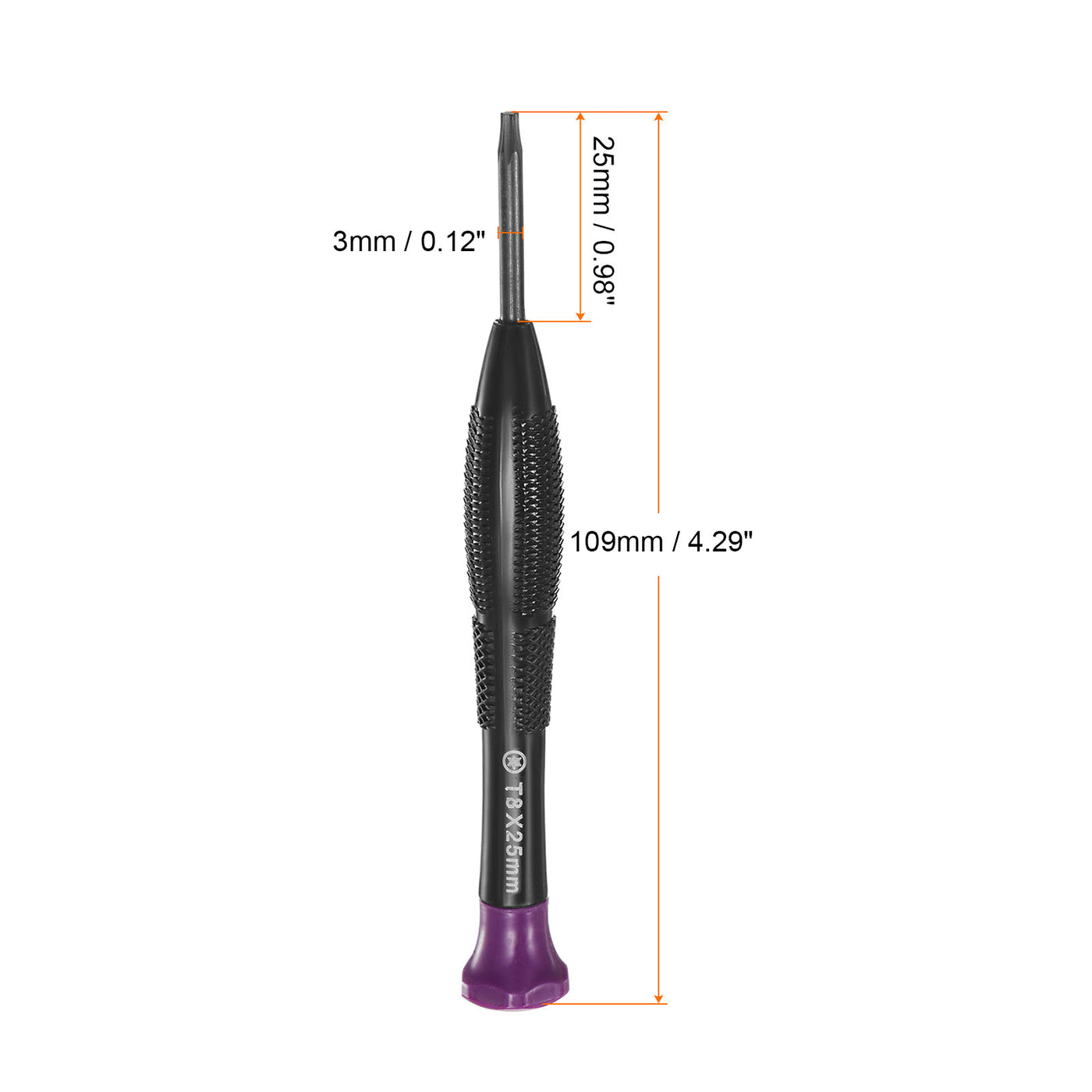 uxcell Uxcell Precision Torx Screwdriver Star Head Swivel Lid Non-slip Plastic Handle