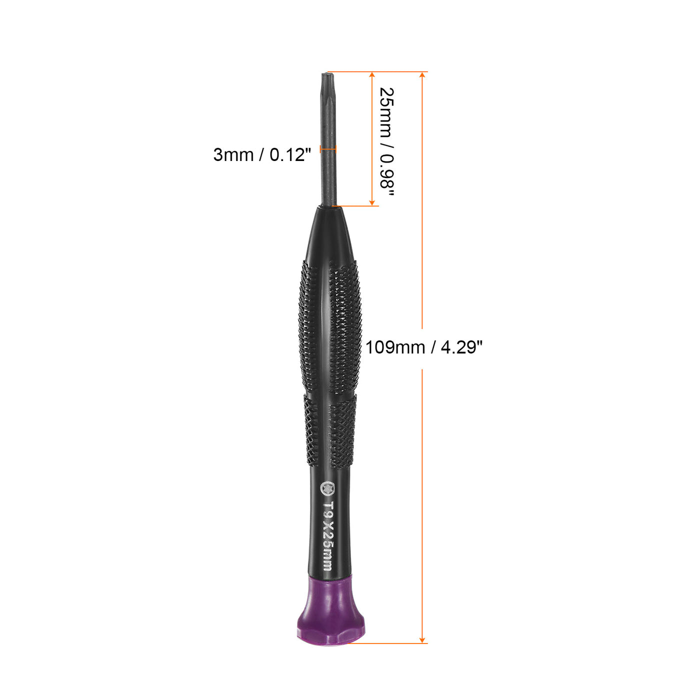 uxcell Uxcell Precision Torx Screwdriver Star Head Swivel Lid Non-slip Plastic Handle