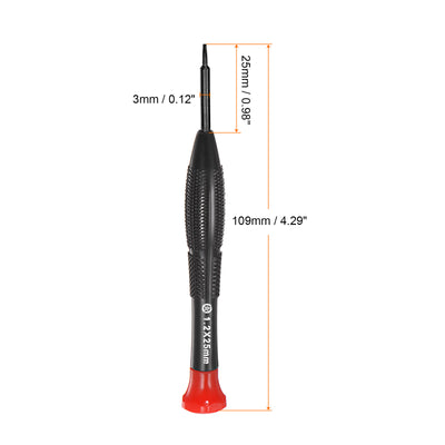 Harfington Uxcell Precision Star Screwdriver 5-Point Torx Head Swivel Lid Non-slip Plastic Handle