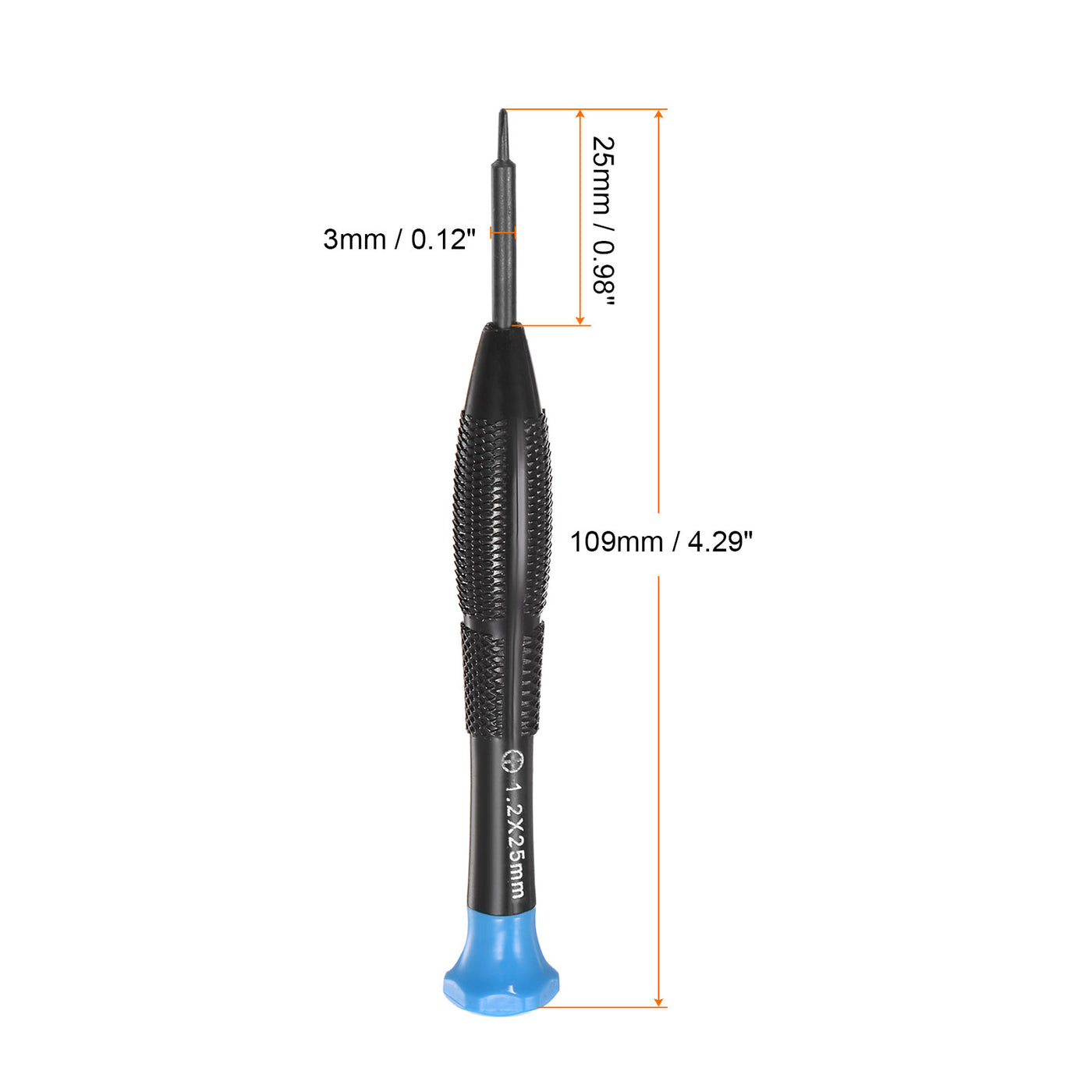 uxcell Uxcell Precision Phillips Screwdriver Cross Head Swivel Lid Non-slip Plastic Handle