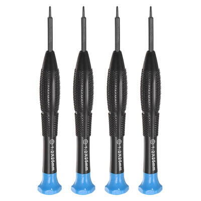 Harfington Uxcell Precision Phillips Screwdrivers Cross Head Swivel Lid Non-slip Plastic Handle