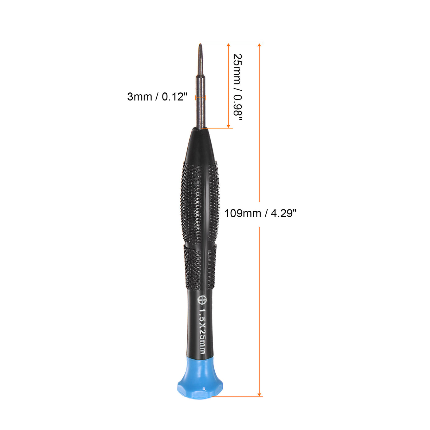 uxcell Uxcell Precision Phillips Screwdrivers Cross Head Swivel Lid Non-slip Plastic Handle