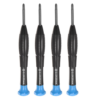 Harfington Uxcell Precision Phillips Screwdrivers Cross Head Swivel Lid Non-slip Plastic Handle