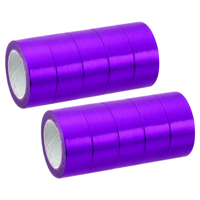 Harfington Metallic Washi Tape 15mm x 5m, 10 Pack Art Tapes Washi Self-Adhesive Purple