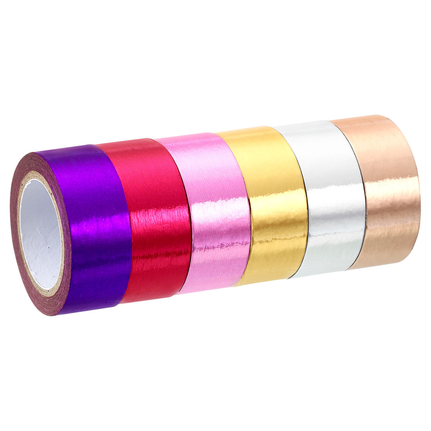 Harfington Metallic Washi Tape 15mm x 5m, 6 Pack Art Tapes Washi Self-Adhesive 6 Colors