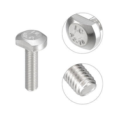 Harfington Uxcell T-Slot Bolts, 20pcs M5x20mm Drop-in Stud Sliding Bolts 304 Stainless Steel