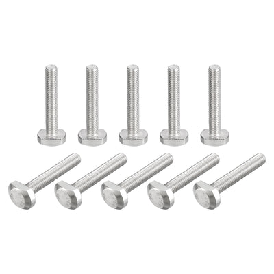 Harfington Uxcell T-Slot Bolts, 20pcs M5x30mm Drop-in Stud Sliding Bolts 304 Stainless Steel