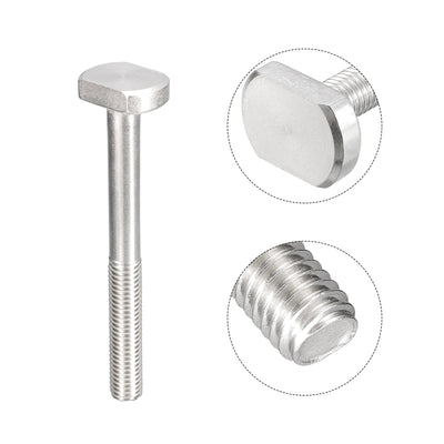 Harfington Uxcell T-Slot Bolts, 1pcs M10x90mm Drop-in Stud Sliding Bolts 304 Stainless Steel