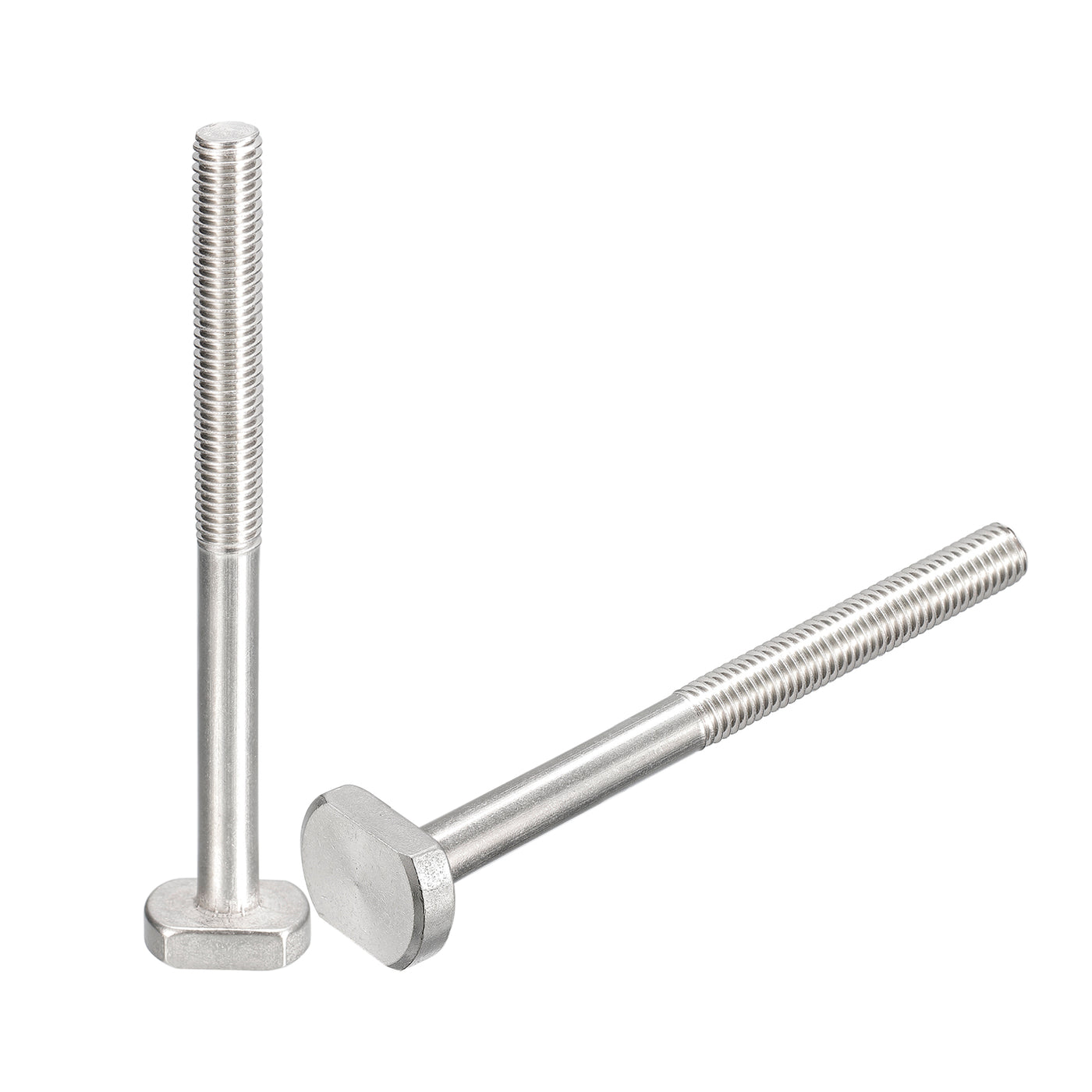 uxcell Uxcell T-Slot Bolts, 2pcs M10x120mm Drop-in Stud Sliding Bolts 304 Stainless Steel