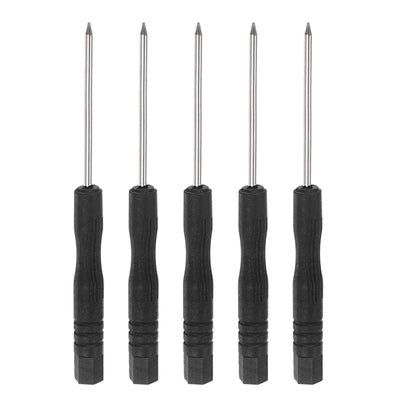 uxcell Uxcell T3 Mini Torx Screwdriver for Watch Eyeglasses Electronics Repair, 5 Pcs