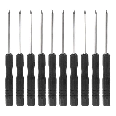 uxcell Uxcell T3 Mini Torx Screwdriver for Watch Eyeglasses Electronics Repair, 10 Pcs