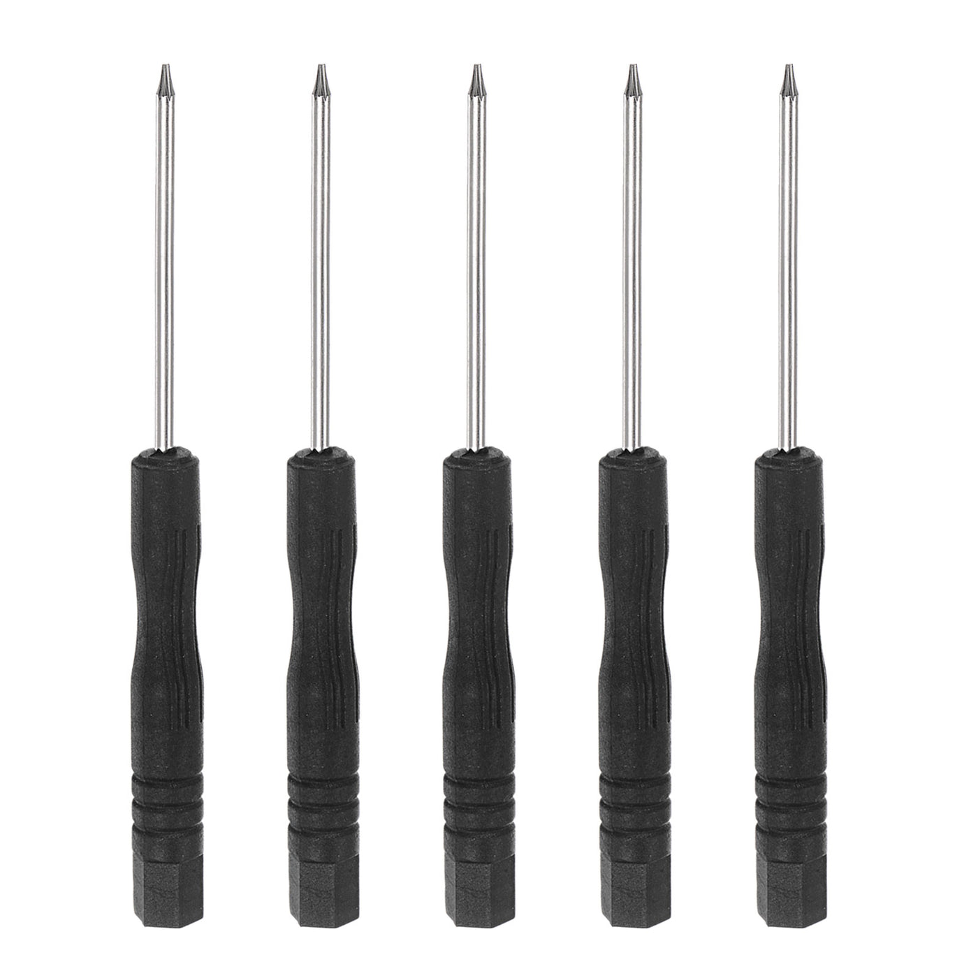 uxcell Uxcell T4 Mini Torx Screwdriver for Watch Eyeglasses Electronics Repair, 5 Pcs