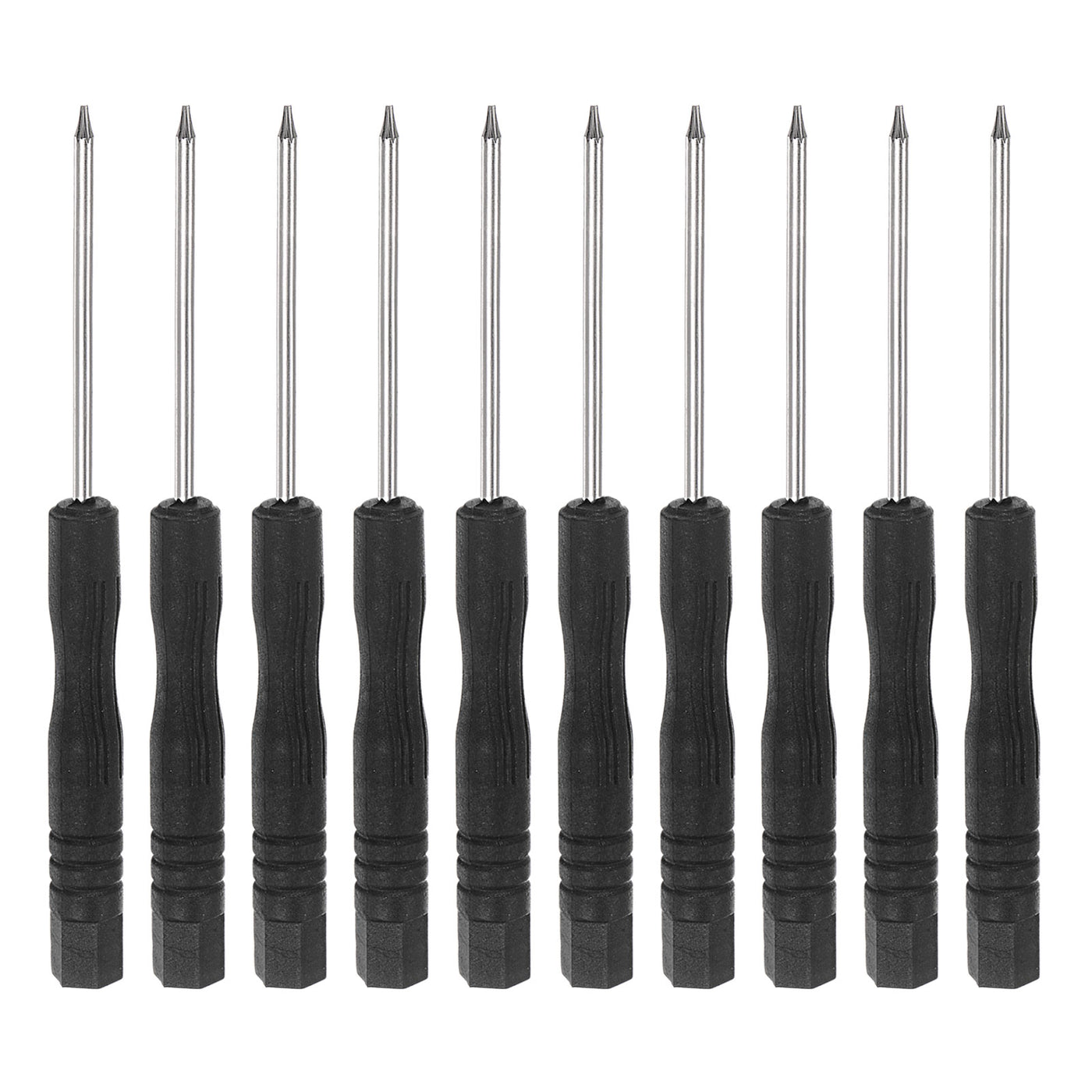 uxcell Uxcell T4 Mini Torx Screwdriver for Watch Eyeglasses Electronics Repair, 10 Pcs