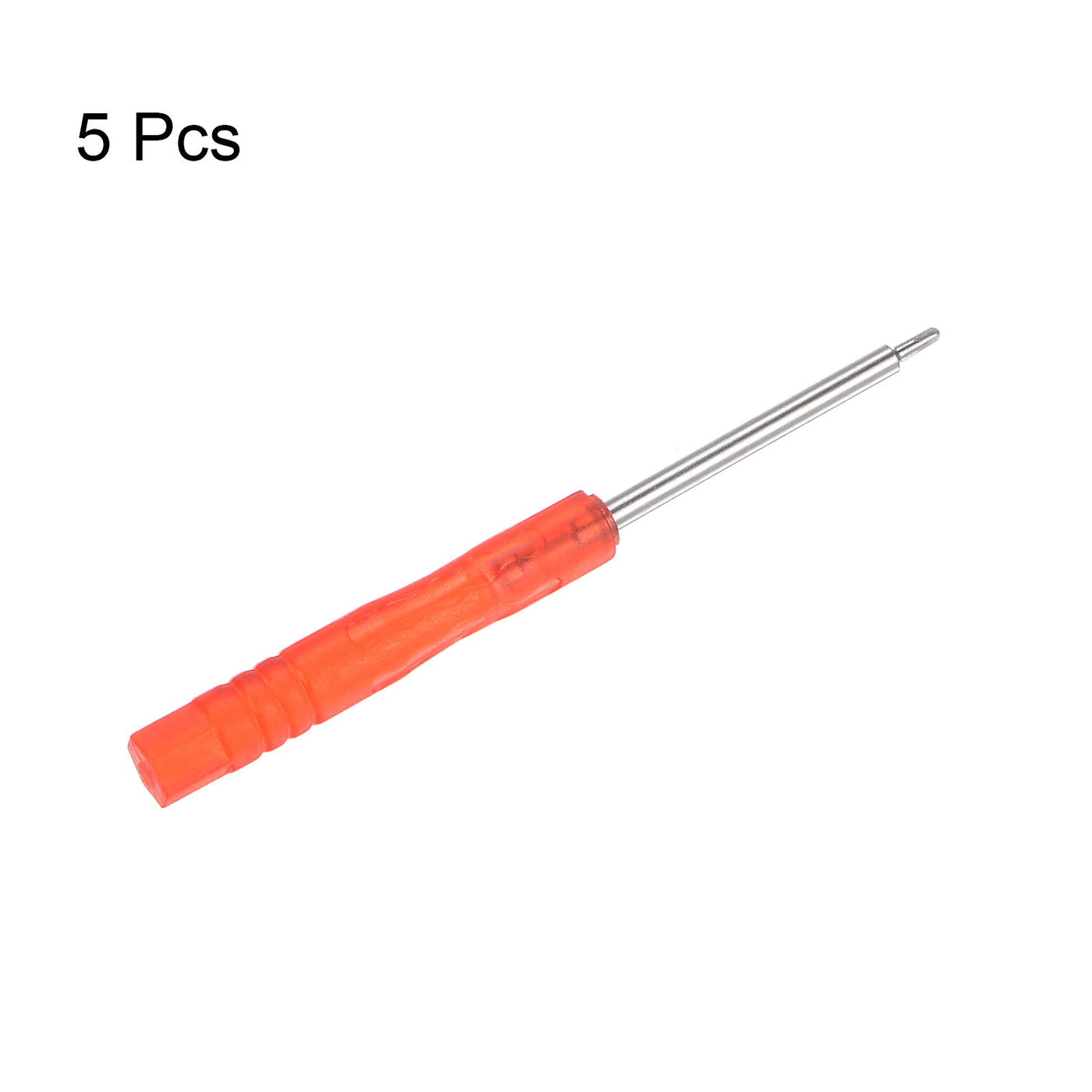 uxcell Uxcell 5pcs 1.5mm Mini Phillips Screwdriver for Watch Electronics Repair (Red)