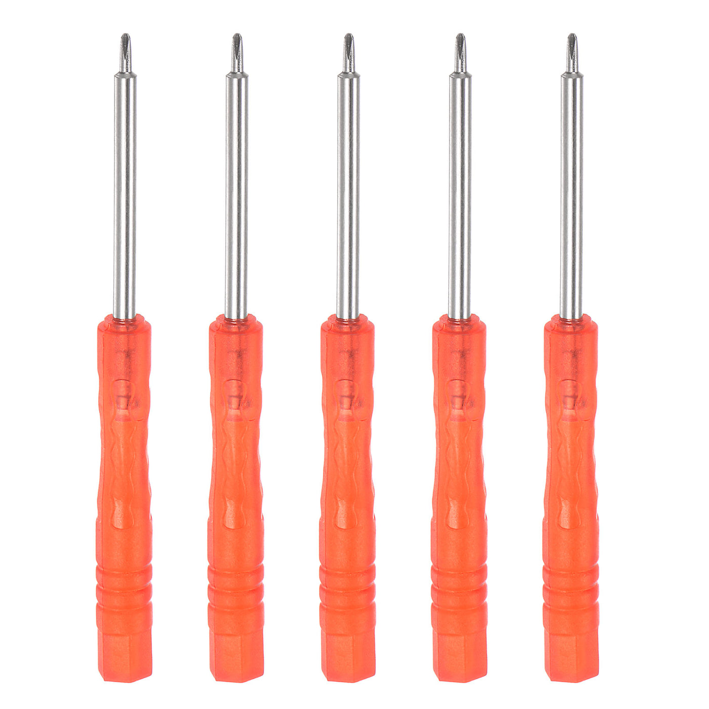 uxcell Uxcell 5pcs 1.5mm Mini Phillips Screwdriver for Watch Electronics Repair (Red)