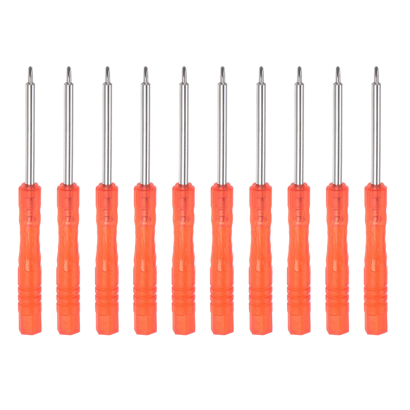 uxcell Uxcell 10pcs 1.5mm Mini Phillips Screwdriver for Watch Electronics Repair (Red)