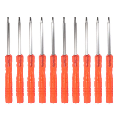 uxcell Uxcell 10pcs 2mm Mini Phillips Screwdriver for Watch Electronics Repair (Red)