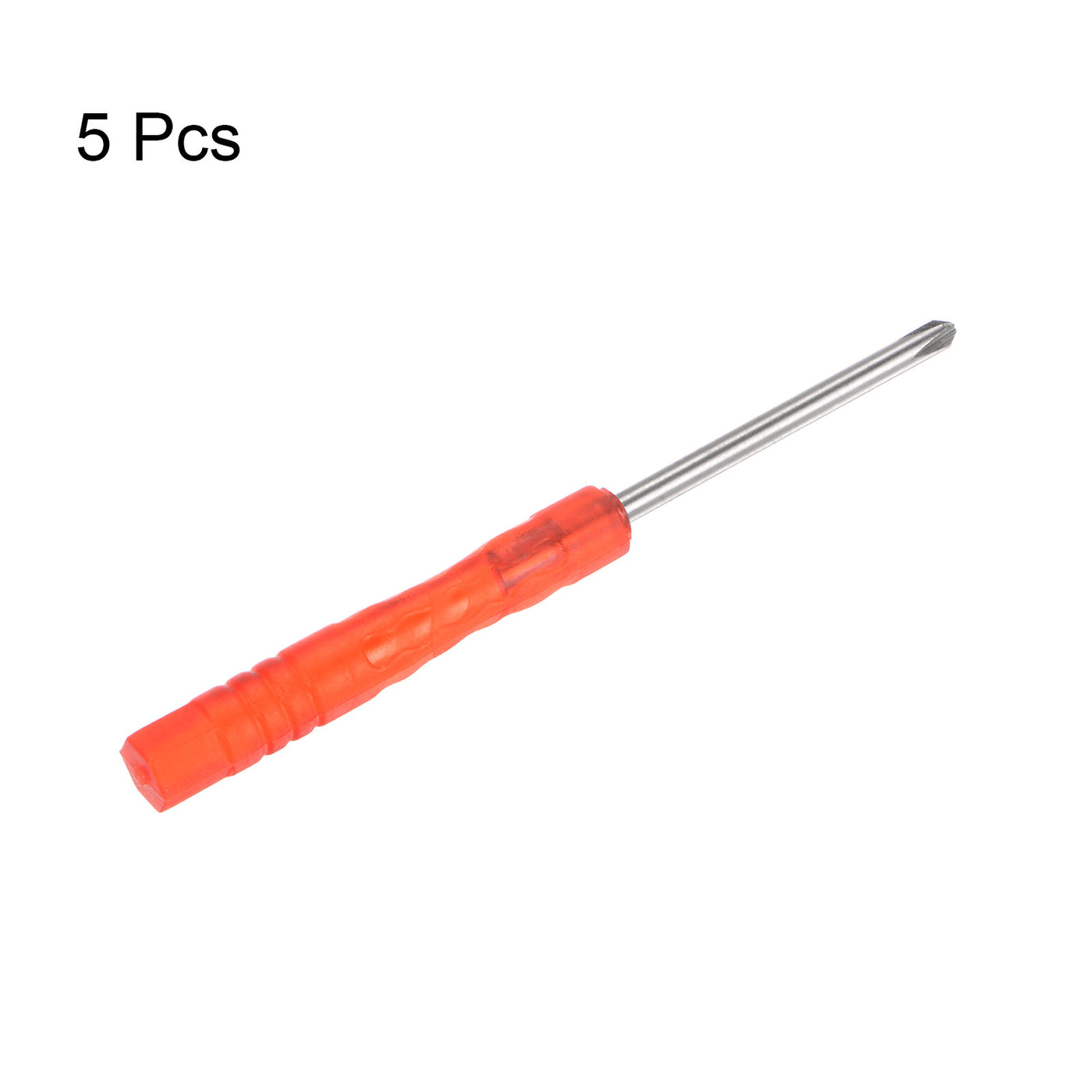 uxcell Uxcell 5pcs 3mm Mini Phillips Screwdriver for Watch Electronics Repair (Red)