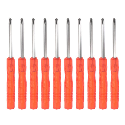 uxcell Uxcell 10pcs 3mm Mini Phillips Screwdriver for Watch Electronics Repair (Red)