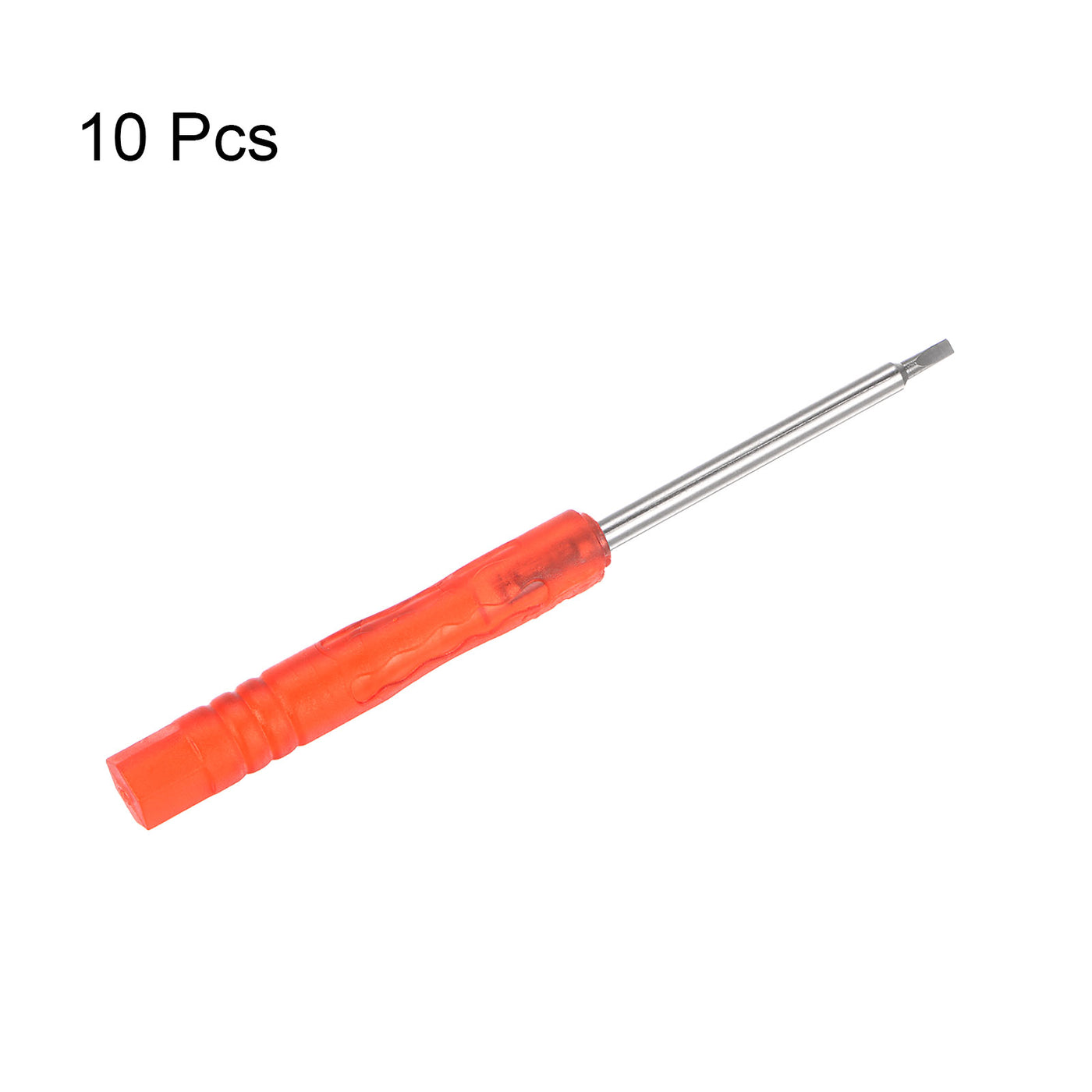 uxcell Uxcell 10pcs 1.5mm Mini Slotted Screwdriver for Watch Electronics Repair (Red)