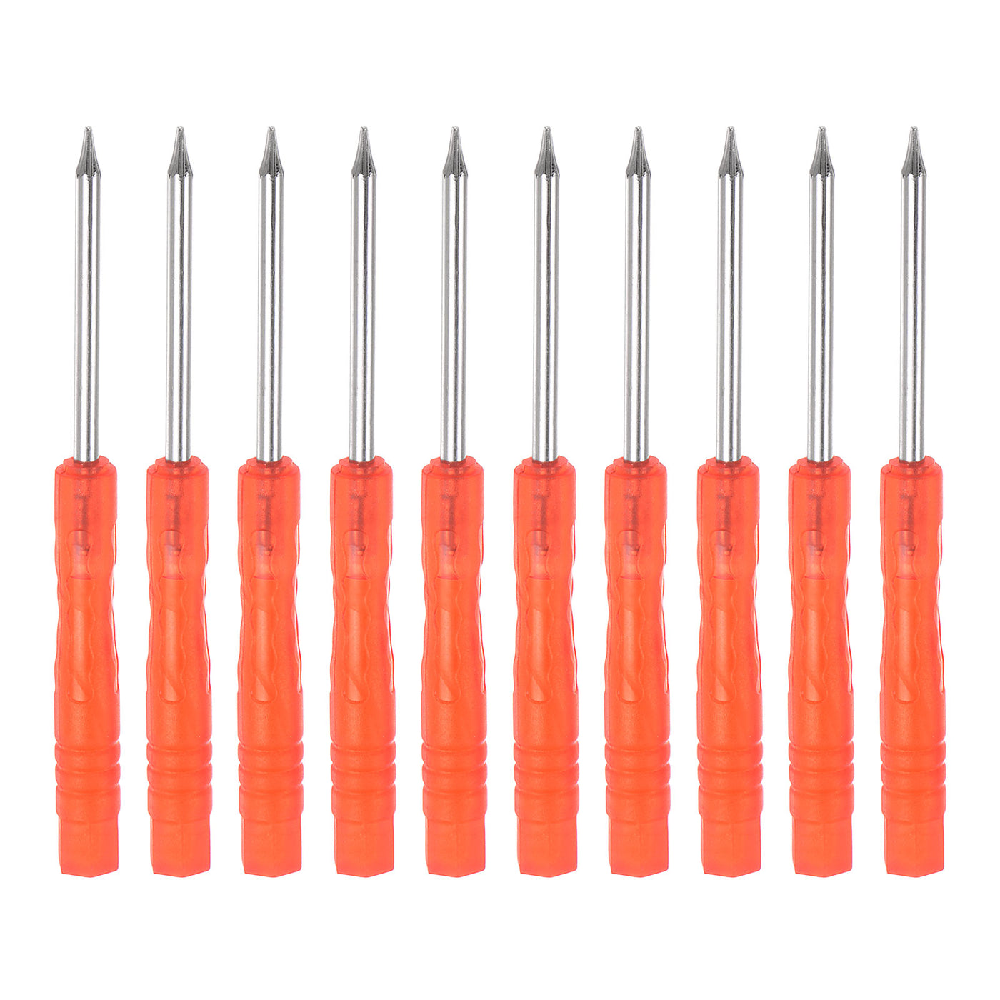 uxcell Uxcell 10pcs T2 Mini Torx Screwdriver for Watch Electronics Repair (Red)