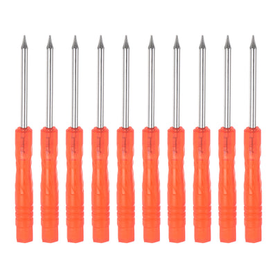 uxcell Uxcell 10pcs T2 Mini Torx Screwdriver for Watch Electronics Repair (Red)