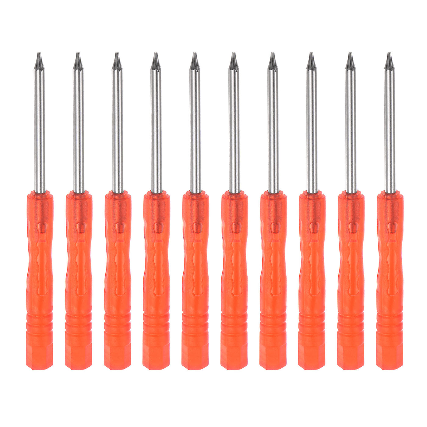 uxcell Uxcell 10pcs T3 Mini Torx Screwdriver for Watch Electronics Repair (Red)