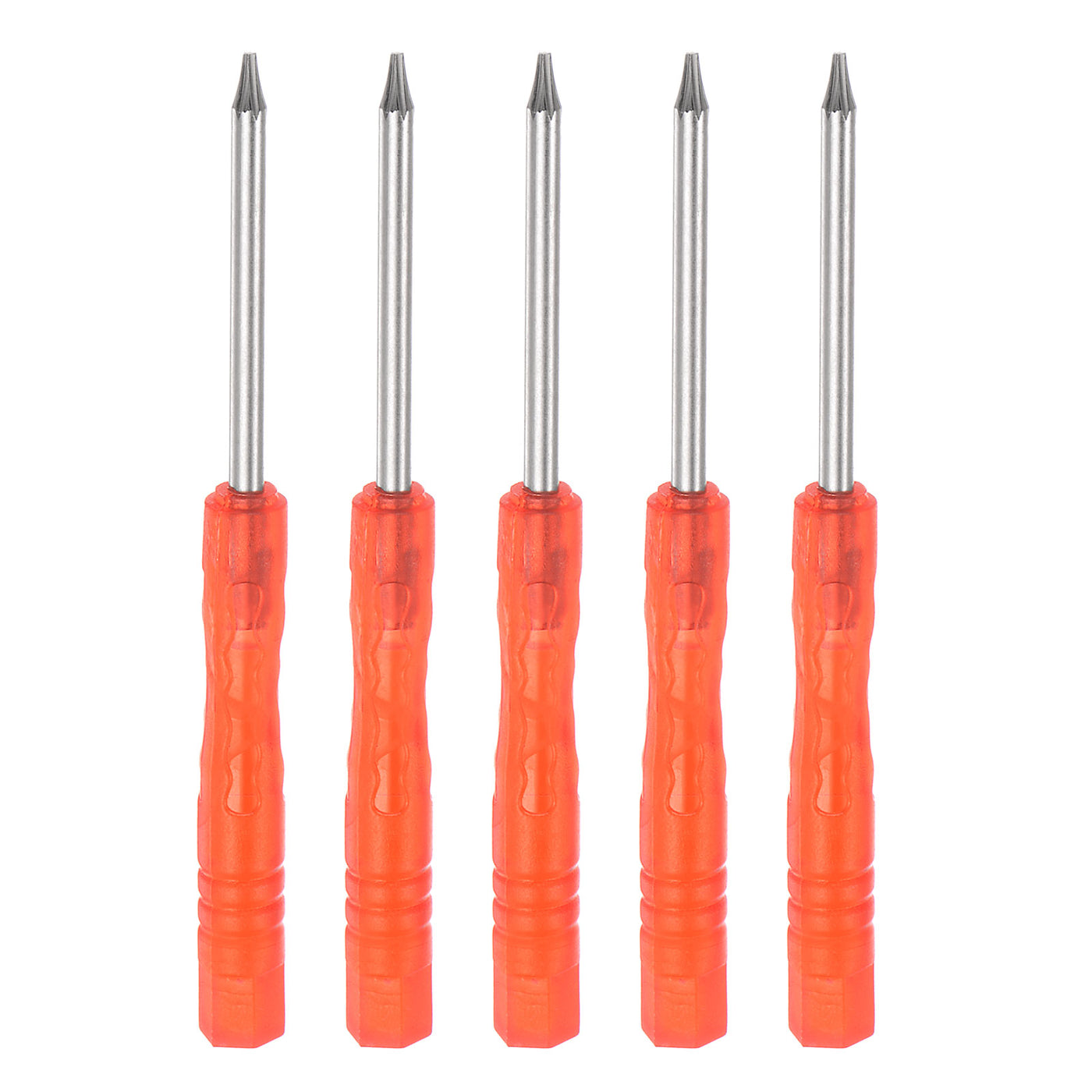 uxcell Uxcell 5pcs T4 Mini Torx Screwdriver for Watch Electronics Repair (Red)