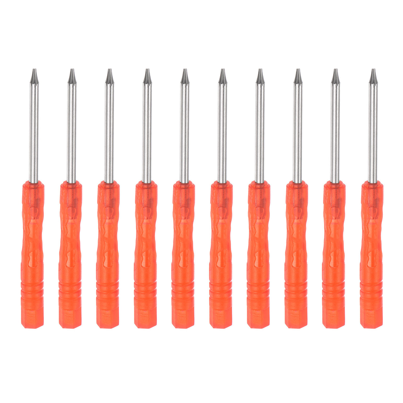 uxcell Uxcell 10pcs T4 Mini Torx Screwdriver for Watch Electronics Repair (Red)