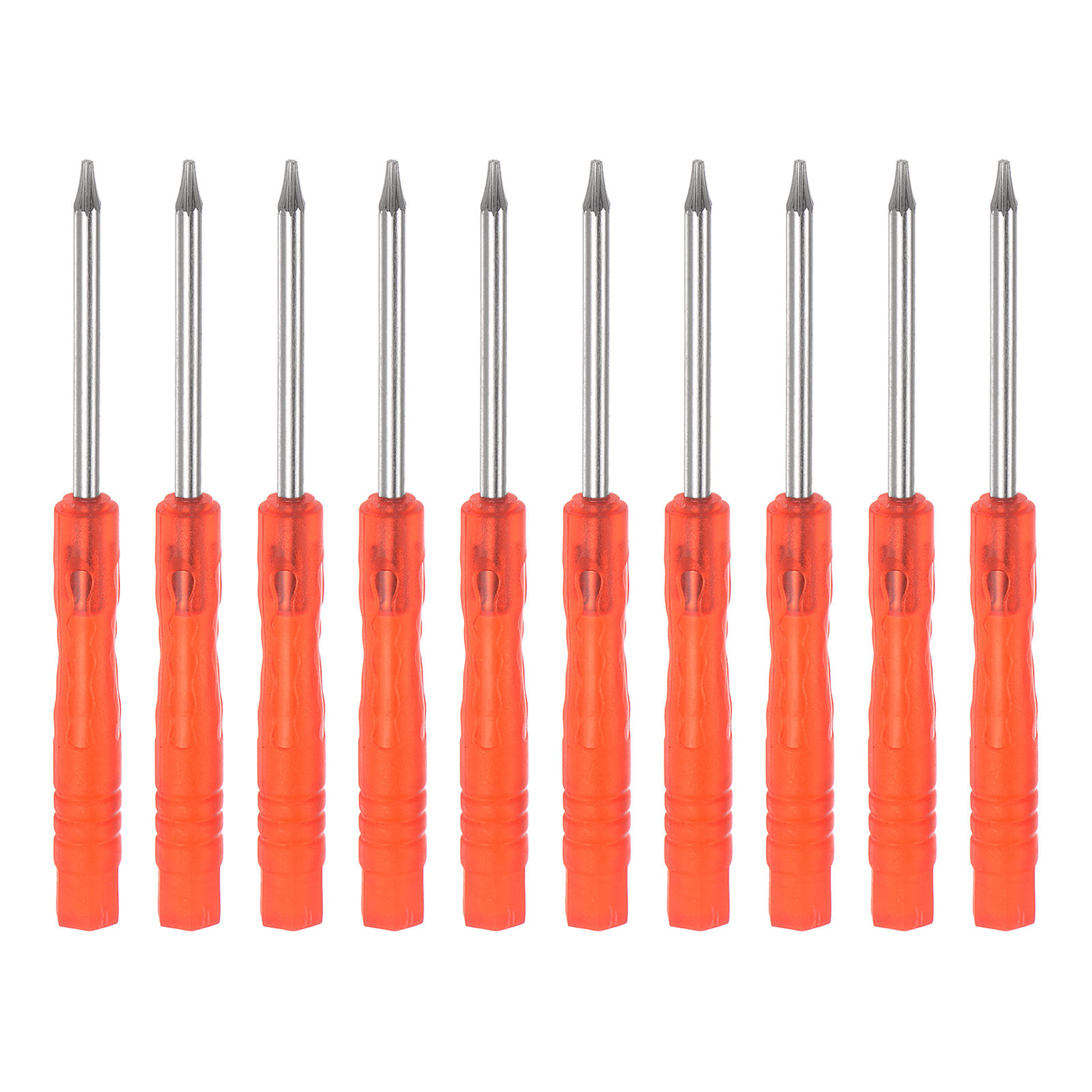 uxcell Uxcell 10pcs T5 Mini Torx Screwdriver for Watch Electronics Repair (Red)