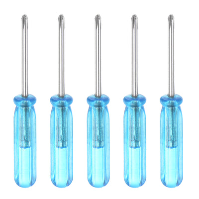 uxcell Uxcell 1.6mm Mini Phillips Screwdriver 45mm Length for Small Appliances Repair, 5 Pcs