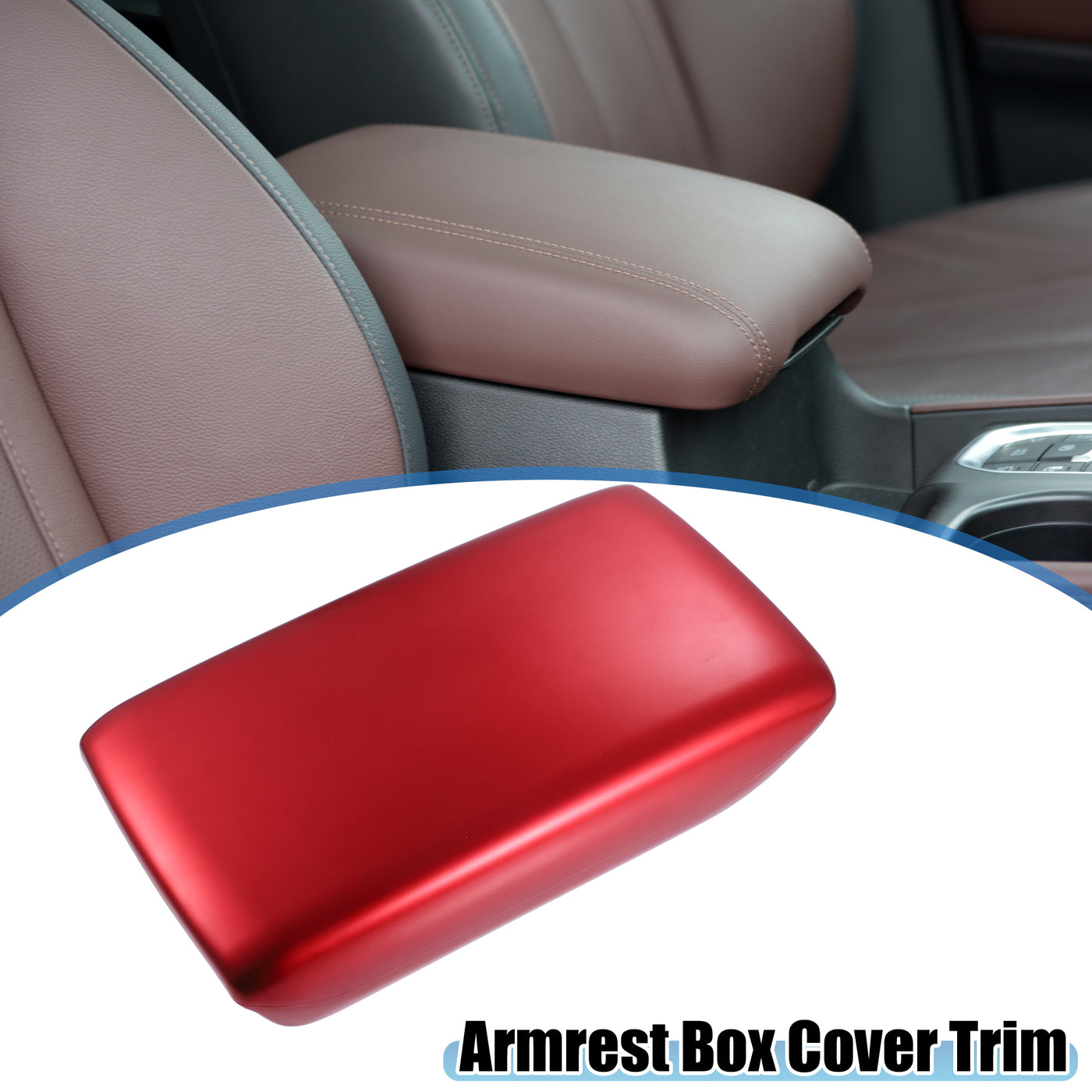 A ABSOPRO Armrest Box Cover Trim Center Console Storage Box Cover Sticker for Honda Civic 11th Gen 2022-2023 (Set of 1)