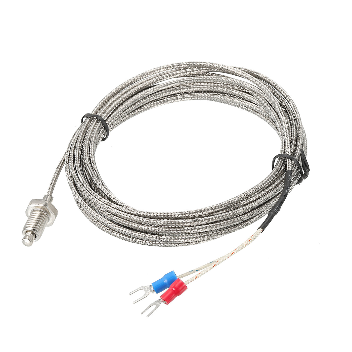 Harfington K Type Temperature Sensor M8 Screw Temperature Probes Thermocouple 16ft 0 to 800°C(32 to 1472°F)