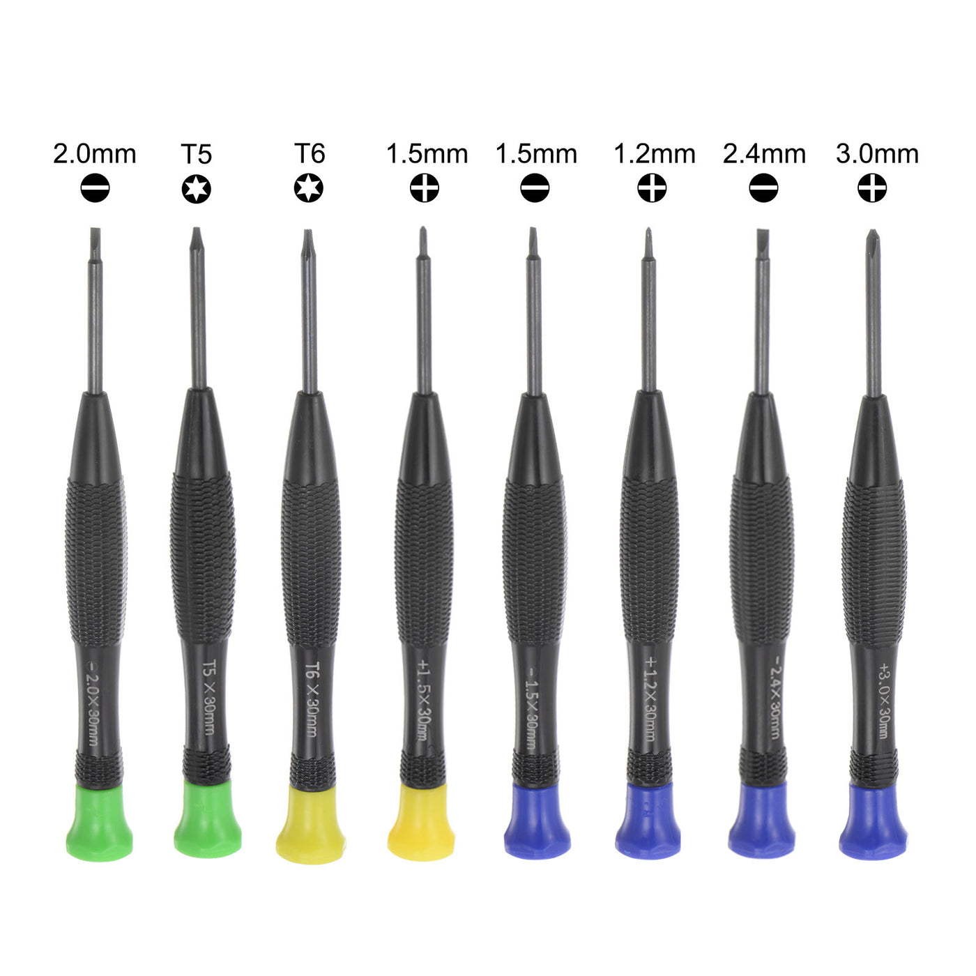 Harfington 18pcs Precision Screwdriver Set Magnetic Slotted Phillips Torx Star Screw Drivers Tweezers for Repairing Phone Watch Eyeglasses Electronics