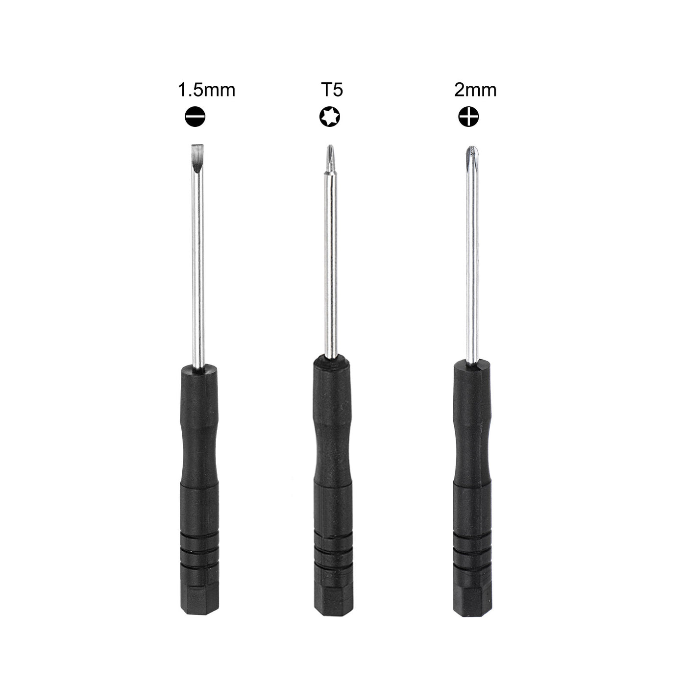 Harfington 8pcs Electronics Repair Kit Mini Screwdriver Set Opening Pry Tool for Repairing Phone Watch Eyeglasses Laptop